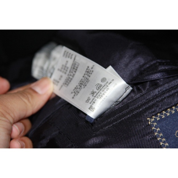 Brooks Brothers 1818 Fitzgerald Black Striped 2-Btn Wool Suit Made in USA 39L33W - Picture 12 of 15